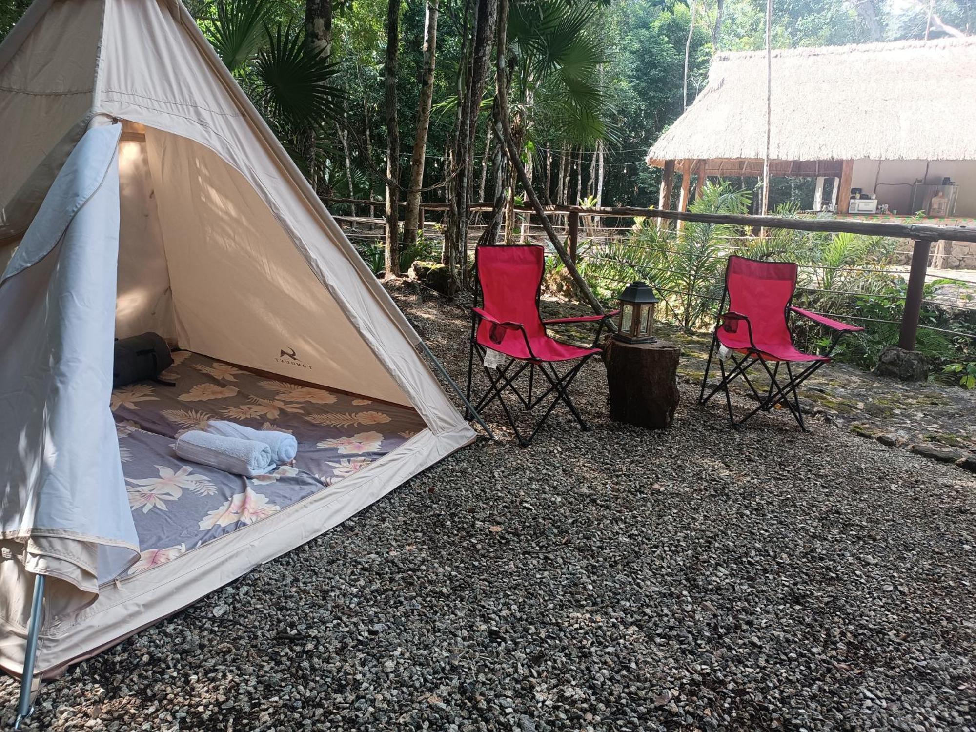 Cheel Lodge & Camping Puerto Morelos Exterior photo