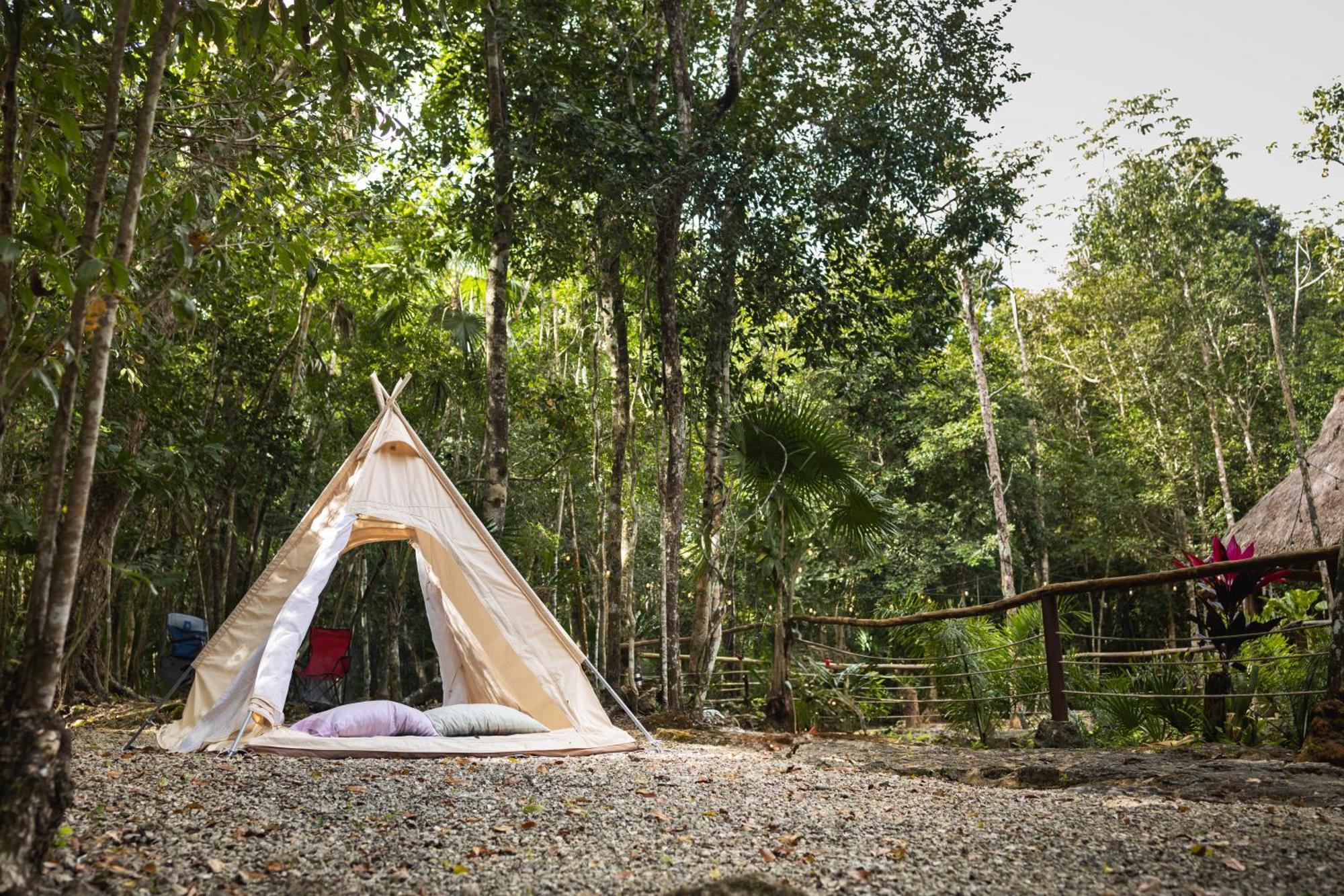 Cheel Lodge & Camping Puerto Morelos Exterior photo