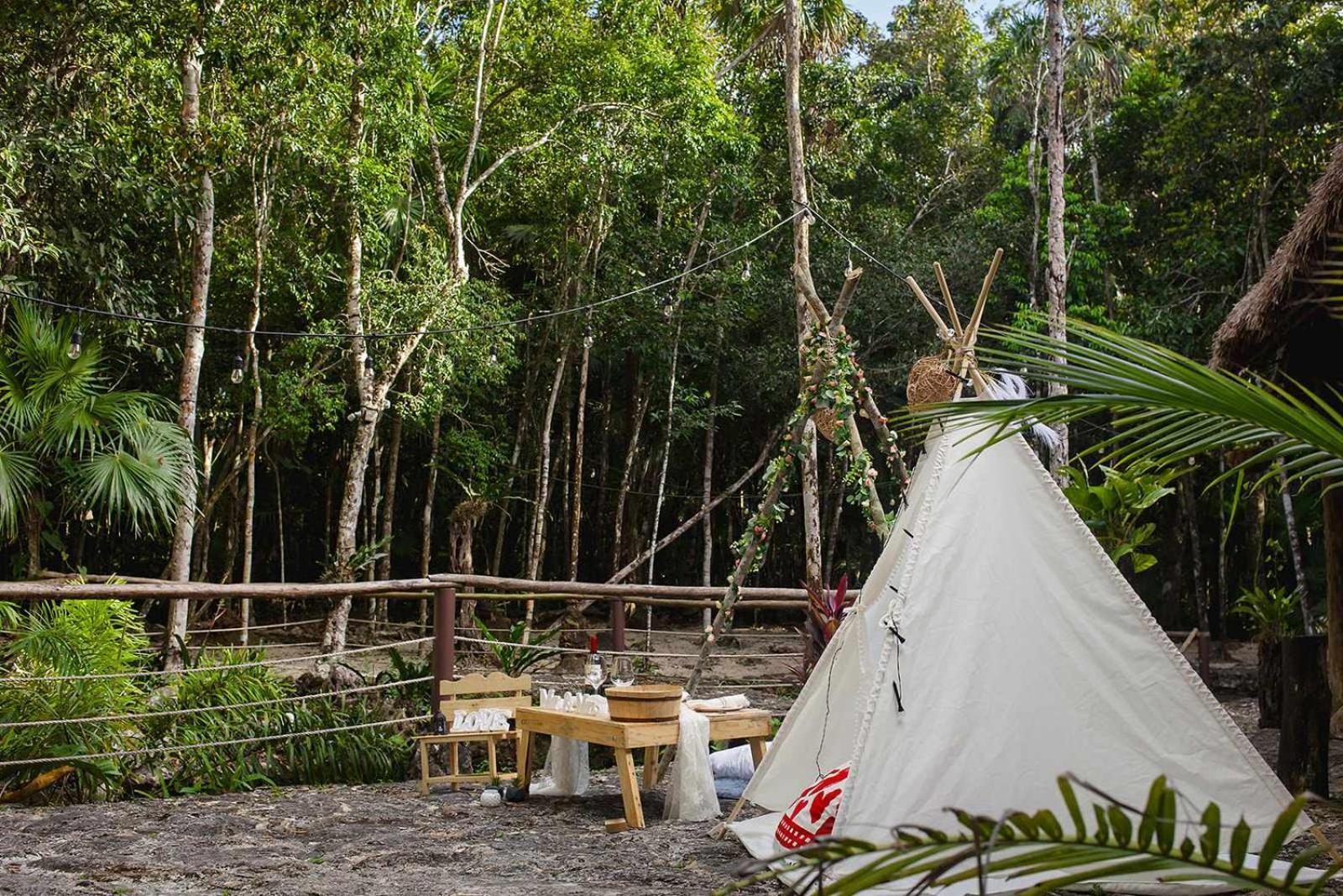 Cheel Lodge & Camping Puerto Morelos Exterior photo
